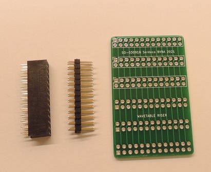 Wavetable Riser - Solder kit parts