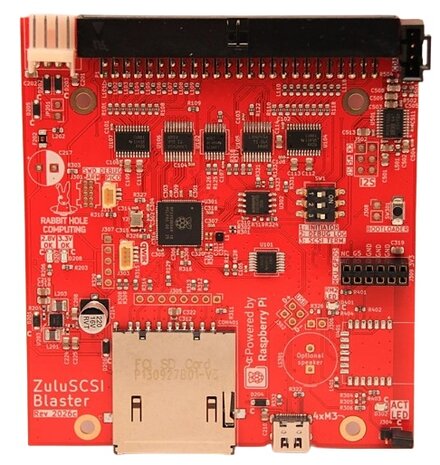ZuluSCSI Blaster top view